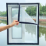 Ablakháló rovarok ellen tépőzárral 100 x 100 cm Állítható ablakháló Ablakháló szúnyogok ellen fehér