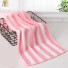 Absorpčný uterák Pruhovaný uterák Mäkký kvalitný uterák 35 x 75 cm ružová