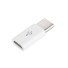 Adapter micro USB na USB-C biały