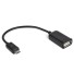 Adaptér Micro USB na USB K68 čierna