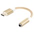 Adapter USB-C auf 3,5 mm Klinke K26 golden