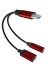 Adaptér USB-C na 3,5mm jack / USB-C K74 červená