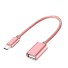 Adapter USB-C na USB 2.0 różowy