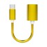 Adapter USB-C na USB 3.0 K61 złoto