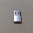 Adapter USB na USB-C K15 srebrny