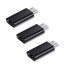 Adaptor Micro USB la USB-C 3 buc negru