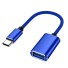 Adaptor USB 3.0 la USB-C de 15 cm albastru