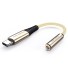 Adaptor USB-C la mufa K18 de 3,5 mm aur