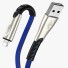 Adatkábel az Apple Lightning-hez az USB 1.2 m-re kék