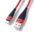 Adatkábel az Apple Lightning-hoz az USB K447-hez piros