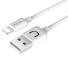 Adatkábel az Apple Lightning-hoz az USB K558-hoz fehér