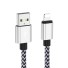 Adatkábel az Apple Lightning-hoz az USB K683-hoz ezüst