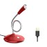 Állítható asztali mikrofon K1503 piros
