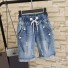 Amara Damen-Jeansshorts hellblau