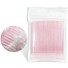 Applikátor műszempillára 100 db Mikrokefe Kozmetikai eszköz rózsaszín