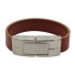 Armband mit USB-Stick braun