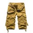 Armee-Shorts für Herren beige