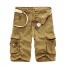 Armee-Shorts für Herren beige