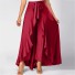 Asymetryczna spódnica maxi damska czerwony