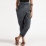 Asymmetrische Damenhose A239 grau