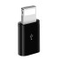 Átalakító az Apple iPhone Lightning számára a Micro USB K111-en fekete