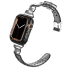 Átlátszó szilikon szíj Apple Watch 42 / 44 / 44 mm T890-hez fekete
