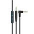 Audio kábel s mikrofónom k slúchadlám Bose QC25 / QC35 čierna