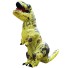 Aufblasbares T-Rex-Kostüm für Erwachsene gelb