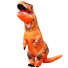 Aufblasbares T-Rex-Kostüm für Erwachsene orange