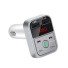 Autós töltő Bluetooth FM adó ezüst