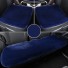 Autósülés párnakészlet Plüss autósülés párnák Meleg huzat első és hátsó autósüléshez 3db kék