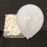 Baloane colorate 50 buc alb
