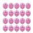 Baloane cu unicorn - 20 de bucăți roz