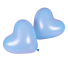 Baloane in forma de inima 10 buc albastru