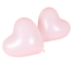Baloane in forma de inima 10 buc roz deschis