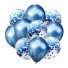 Baloane metalice cu confetti 10 buc 8