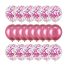 Baloane pentru ziua de nastere 20 buc roz închis