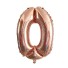 Balon urodzinowy w kolorze różowego złota 100 cm 0