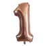 Balon urodzinowy w kolorze różowego złota 100 cm 1