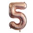 Balon urodzinowy w kolorze różowego złota 40 cm 5