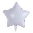 Balónek ve tvaru hvězdy bílá
