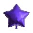 Balónek ve tvaru hvězdy fialová