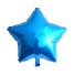 Balónek ve tvaru hvězdy modrá