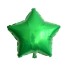 Balónek ve tvaru hvězdy zelená