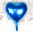 Balónek ve tvaru srdce J766 modrá
