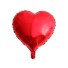 Balónik v tvare srdca červená