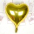 Balónik v tvare srdca J766 zlatá