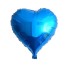 Balónik v tvare srdca modrá