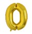 Balóniky Číslice J1023 zlatá