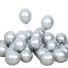 Balony lateksowe urodzinowe 25 cm 10 szt srebrny